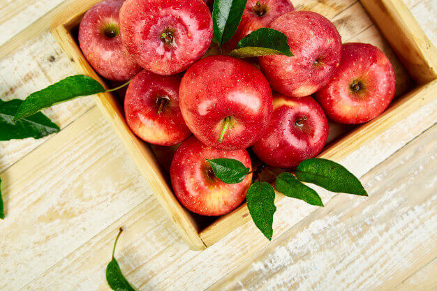 fresh apples fruits