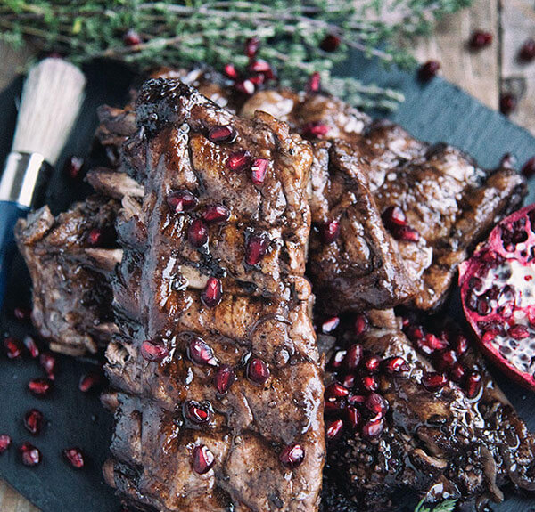 ribs pomegranate