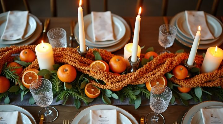 Dried Orange Garland and Decoration Ideas for Events and Hospitality