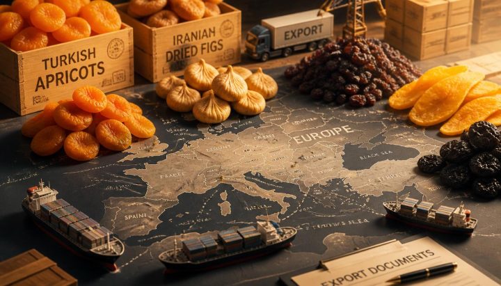 Main Countries Supplying Dried Fruit to Europe