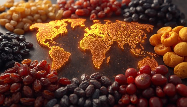 Comparison of the Top 10 Leading Dried Fruit Producing Countries for Import and Export