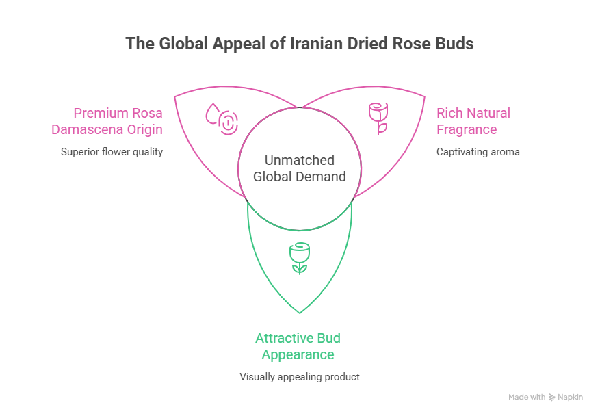 Why Iranian Dried Rose Bud Is Preferred Worldwide